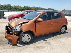 Salvage cars for sale from Copart Apopka, FL: 2017 Mitsubishi Mirage ES