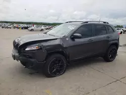 Salvage cars for sale at Grand Prairie, TX auction: 2017 Jeep Cherokee Trailhawk
