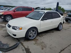 Salvage cars for sale at Grand Prairie, TX auction: 2001 Toyota Corolla CE