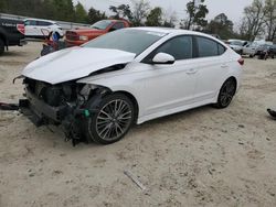 Salvage cars for sale from Copart Hampton, VA: 2017 Hyundai Elantra Sport