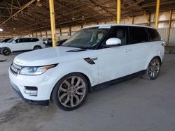 Land Rover Range Rover salvage cars for sale: 2016 Land Rover Range Rover Sport HSE