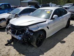 Salvage cars for sale at Seaford, DE auction: 2017 Alfa Romeo Giulia Quadrifoglio