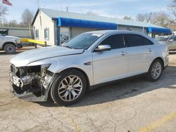 Salvage cars for sale at Wichita, KS auction: 2017 Ford Taurus Limited