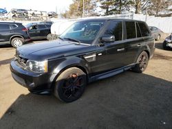 Salvage cars for sale at New Britain, CT auction: 2011 Land Rover Range Rover Sport SC