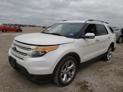 Salvage cars for sale at Houston, TX auction: 2015 Ford Explorer Limited