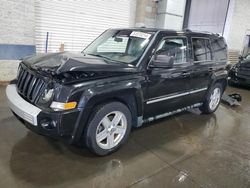 Salvage cars for sale at Ham Lake, MN auction: 2010 Jeep Patriot Limited