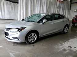 Salvage cars for sale from Copart Albany, NY: 2018 Chevrolet Cruze LT