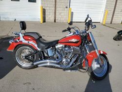 Salvage motorcycles for sale at Woodhaven, MI auction: 2010 Harley-Davidson Flstf