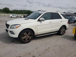 Mercedes-Benz salvage cars for sale: 2012 Mercedes-Benz ML 350 4matic