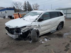 Vehiculos salvage en venta de Copart Ham Lake, MN: 2016 Toyota Highlander XLE