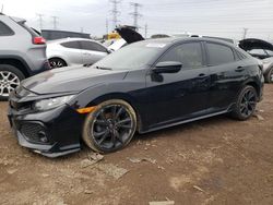 Salvage cars for sale at Elgin, IL auction: 2018 Honda Civic Sport