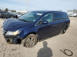 Salvage cars for sale at Franklin, WI auction: 2014 Honda Odyssey EXL