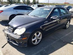 Salvage cars for sale from Copart Rancho Cucamonga, CA: 2005 Mercedes-Benz C 230K Sport Sedan