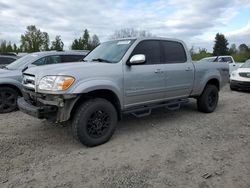 Salvage cars for sale from Copart Portland, OR: 2006 Toyota Tundra Double Cab SR5