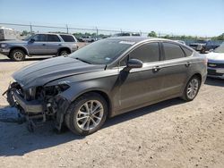 Salvage cars for sale at Houston, TX auction: 2020 Ford Fusion SE