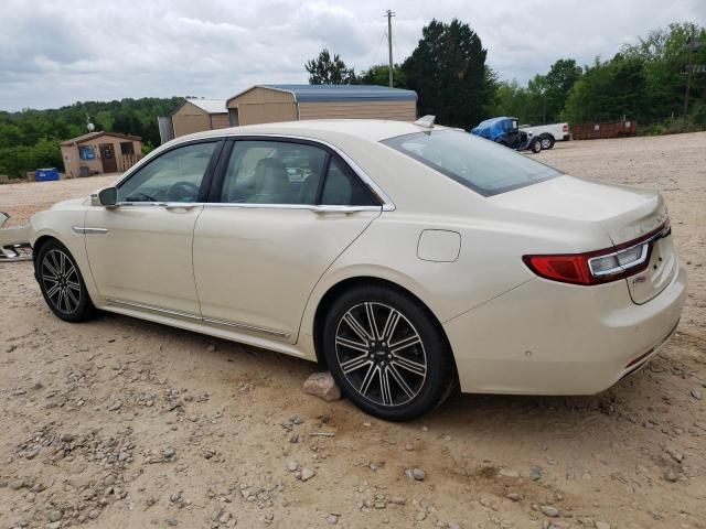 2018 Lincoln Continental Reserve