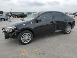 Salvage cars for sale from Copart Grand Prairie, TX: 2015 Toyota Corolla L