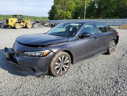 Salvage cars for sale at Concord, NC auction: 2022 Honda Civic EX