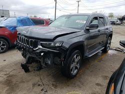 Salvage cars for sale at Chicago Heights, IL auction: 2023 Jeep Grand Cherokee Limited