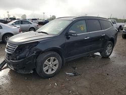 Salvage cars for sale at Indianapolis, IN auction: 2013 Chevrolet Traverse LT