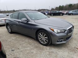 Salvage cars for sale from Copart North Billerica, MA: 2015 Infiniti Q50 Base