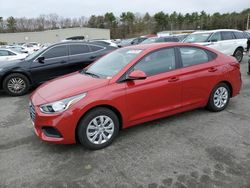 Salvage cars for sale at Exeter, RI auction: 2018 Hyundai Accent SE