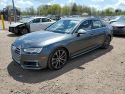 Salvage cars for sale at Chalfont, PA auction: 2018 Audi S4 Prestige