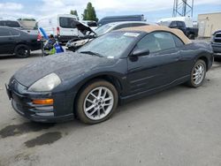 Salvage cars for sale from Copart Vallejo, CA: 2001 Mitsubishi Eclipse Spyder GT