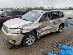 Salvage cars for sale from Copart Louisville, KY: 2009 Toyota Highlander