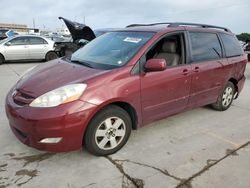 Salvage cars for sale from Copart Grand Prairie, TX: 2008 Toyota Sienna XLE