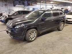 Salvage cars for sale at Wheeling, IL auction: 2014 Jeep Cherokee Limited