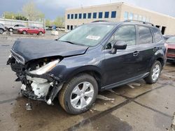 Salvage cars for sale from Copart Littleton, CO: 2014 Subaru Forester 2.5I Limited
