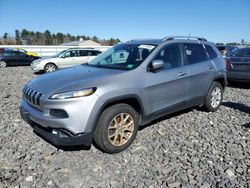 Salvage cars for sale from Copart Windham, ME: 2018 Jeep Cherokee Latitude