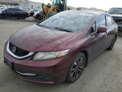 Salvage cars for sale from Copart Martinez, CA: 2013 Honda Civic EX