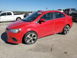Salvage cars for sale at Grand Prairie, TX auction: 2017 Chevrolet Sonic Premier