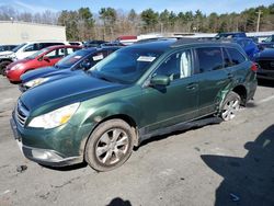 Salvage cars for sale from Copart Exeter, RI: 2011 Subaru Outback 2.5I Limited