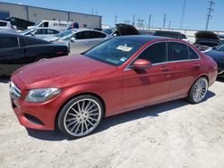 Salvage cars for sale at Haslet, TX auction: 2017 Mercedes-Benz C300