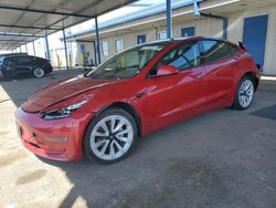 Vehiculos salvage en venta de Copart Sacramento, CA: 2022 Tesla Model 3