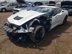 Salvage cars for sale at Elgin, IL auction: 2019 Chevrolet Corvette Stingray 1LT