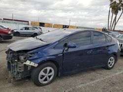 Salvage cars for sale at Van Nuys, CA auction: 2015 Toyota Prius