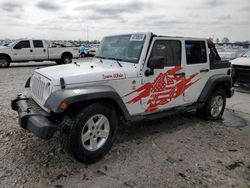 Jeep salvage cars for sale: 2015 Jeep Wrangler Unlimited Sport