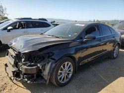 Salvage cars for sale from Copart San Martin, CA: 2017 Ford Fusion SE