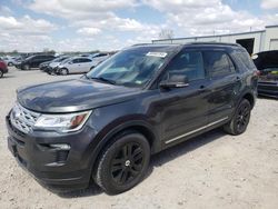 Salvage cars for sale from Copart Kansas City, KS: 2019 Ford Explorer XLT