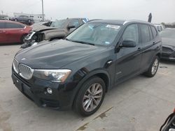 Vehiculos salvage en venta de Copart Grand Prairie, TX: 2016 BMW X3 XDRIVE28I