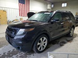 Salvage cars for sale at Des Moines, IA auction: 2013 Ford Explorer XLT