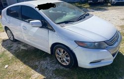 Honda Insight salvage cars for sale: 2010 Honda Insight EX