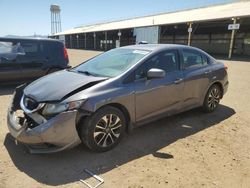 Salvage cars for sale from Copart Phoenix, AZ: 2015 Honda Civic EX