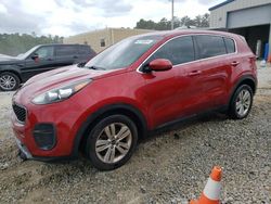Salvage cars for sale at Ellenwood, GA auction: 2017 KIA Sportage LX