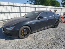 Salvage cars for sale from Copart Gastonia, NC: 2015 Maserati Ghibli