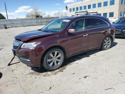 Acura MDX salvage cars for sale: 2016 Acura MDX Advance